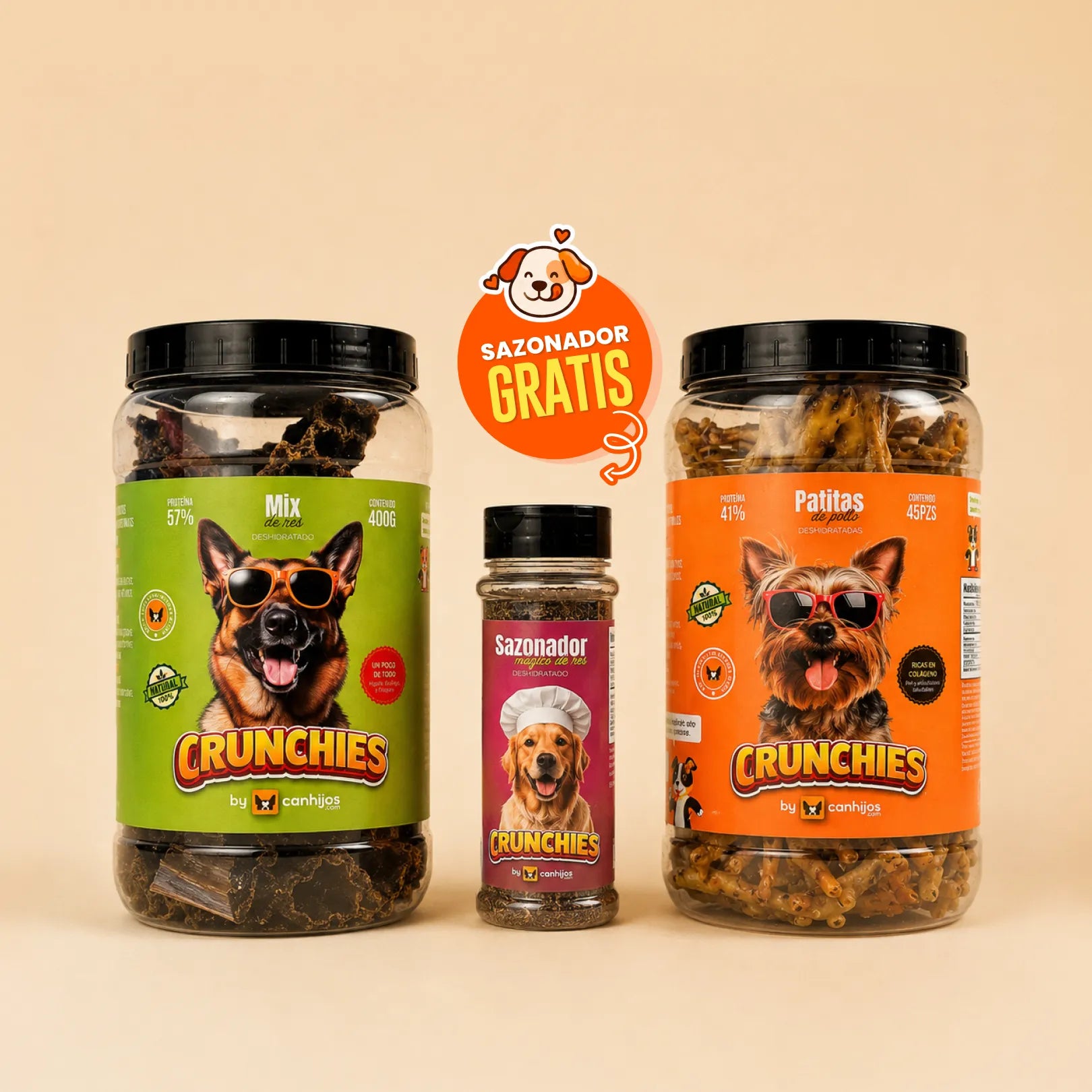 MIX DE RES + PATITAS DE POLLO CON SAZONADOR GRATIS